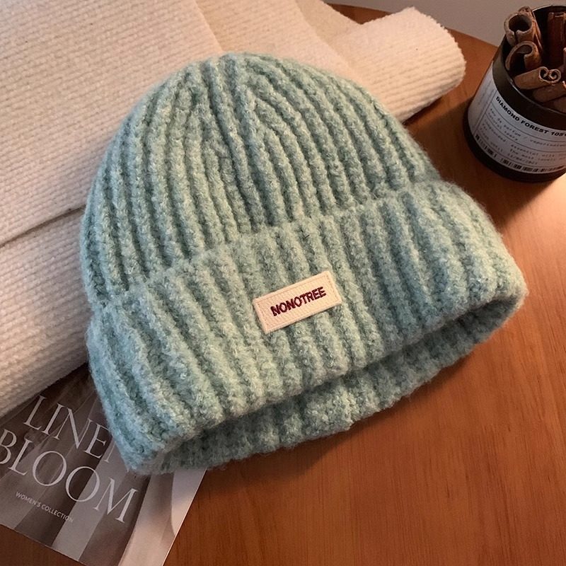 出口韩国蓝色针织毛线帽女秋冬季大头围百搭帽子显脸小护耳包头帽,服饰配件/皮带/帽子/围巾,帽子,淘宝优惠券,粉丝福利购,淘宝优惠卷