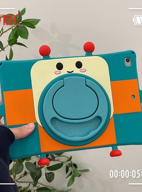 2022款ipad9保护壳8平板7硅胶air2套5mini6防摔10.2寸Pro11机器人