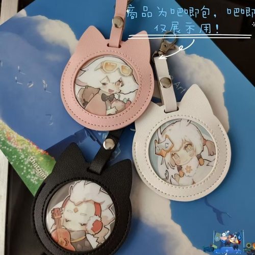 吧唧外出猫耳挂件展示小痛包