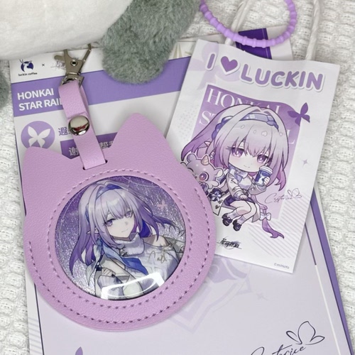 瑞幸崩坏星穹铁道联名动漫周边白厄遐蝶吧唧套吧唧包周边收藏纪念