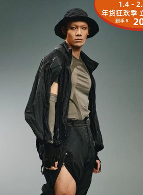 HAMCUS 24SS 拼接夹克 VM00724-1 宽松工装