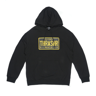 THRASHER 车牌LOGO帽衫 LICENSE PLATE HOODED SWEATSHIRT