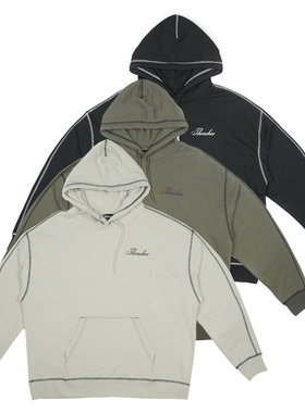 THRASHER 滑板与破坏帽衫SKATE AND DESTROY OVERSIZED HOODED