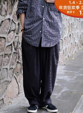 NUMBER SALT 21AW 灯芯绒直筒长裤 百搭