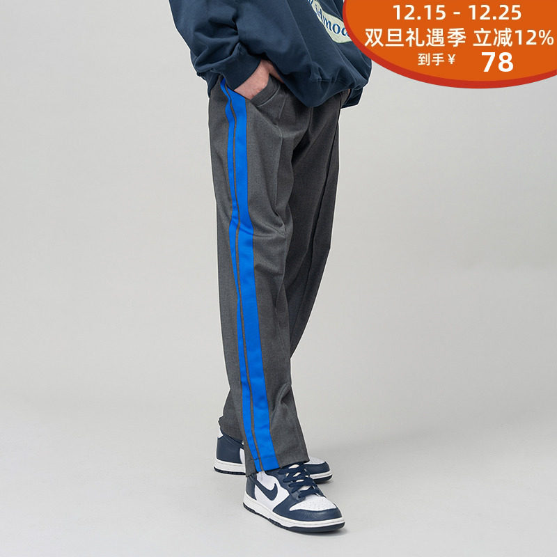 现货流行拼接立体休闲运动裤玩艺