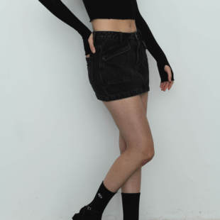 EGO FETCH 24AW 牛仔迷你半身裙 DENIM MINI SKIRT
