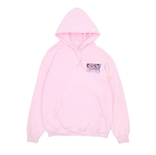 HOMAGE 粉色街霸印花连帽卫衣 STREET FIGHTER HOODY