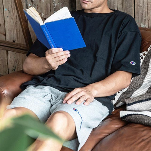 CHAMPION经典袖口刺绣t恤
