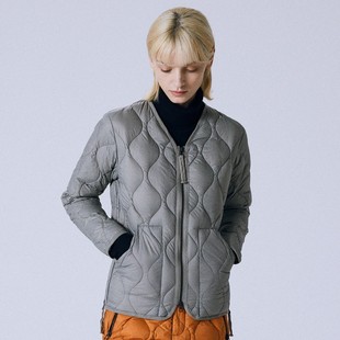 内搭长袖 TAION 经典 MILITARY拉链羽绒夹克 两侧拉链 25AW