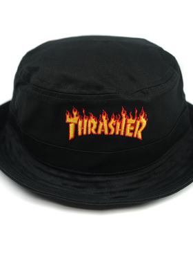 THRASHER 火焰渔夫帽FLAME BUCKET HAT