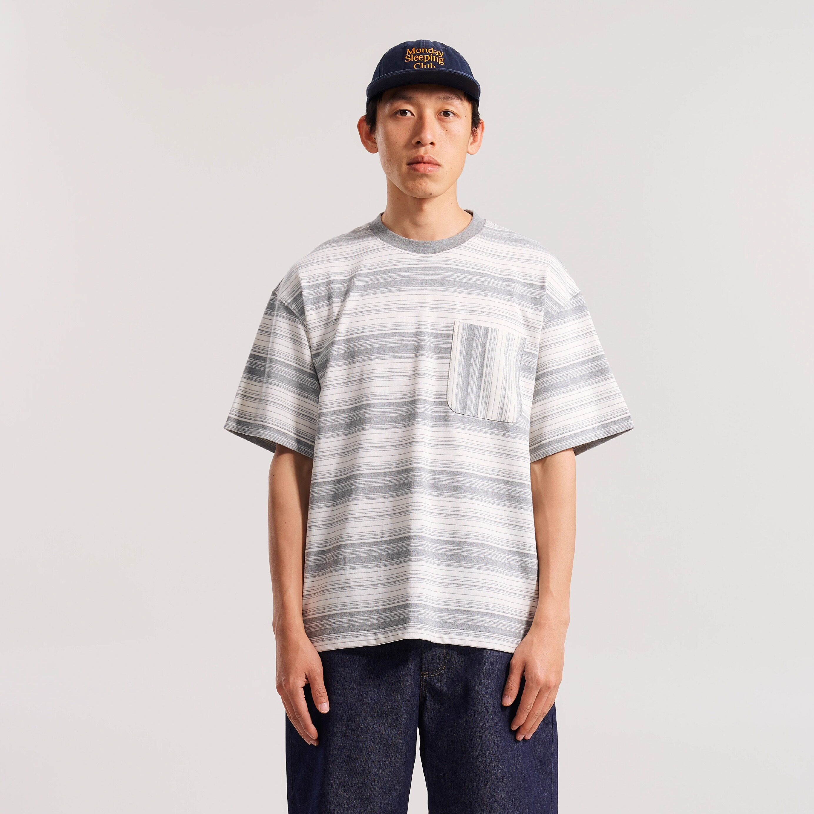 BOHRHOO 25SS 三色经典口袋条纹短袖 日系休闲上衣