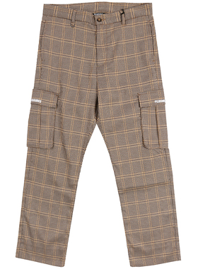 现货 潮玩艺 PLEASURES ORIGINS CARGO TROUSER 格纹侧口袋长裤