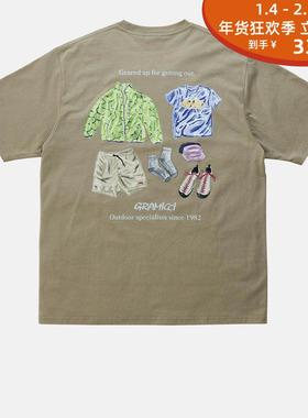 GRAMICCI 25SS 装备齐全短袖GEARED UP TEE