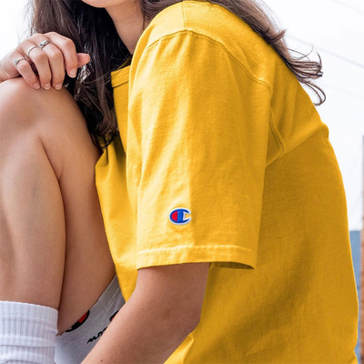 champion经典款双标短袖t恤