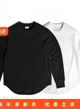 RADIUM 秋冬羊绒蛋白CREORA暖姜天丝科技保暖打底衫插肩袖长袖TEE