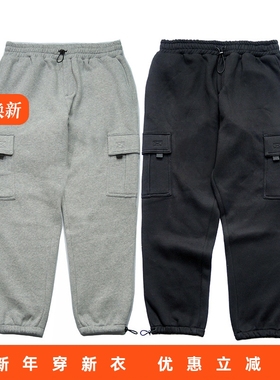 RADIUM秋冬韩版日系潮牌机能多口袋工装束脚裤针织运动抽绳卫裤男