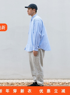 RADIUM日系潮牌收脚裤束脚裤卫裤男FOG宽松加绒加厚款运动休闲裤