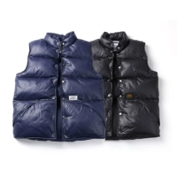 RADIUM mùa thu đông mới quần áo nam mới Shirley cotton vest cotton vest ngắn thủy triều không xuống vest VEST - Dệt kim Vest áo len hàn quốc