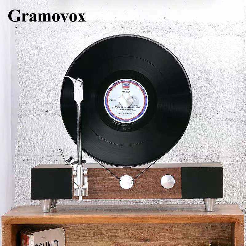 Gramovox格莱美 Floating Record竖立式蓝牙播放器音响黑胶唱片机 影音电器 黑胶唱片机 原图主图