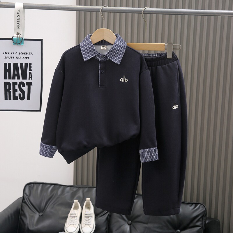 儿童装6男童春装中童10运动套装7春季13大童男装15岁男孩衣服洋气