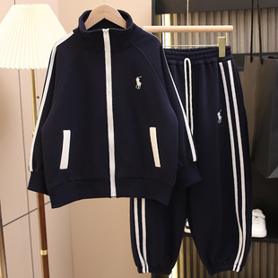 中童装男童春装套装2026年新款儿童13大童男孩15岁春秋洋气时髦潮