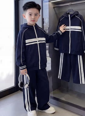 5男童运动套装2026秋季6新款13潮牌中大童男装12帅气男孩15岁秋装
