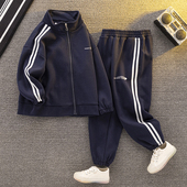 12中大童时髦运动13岁男宝春季 儿童装 2026新款 春装 洋气潮 男童套装