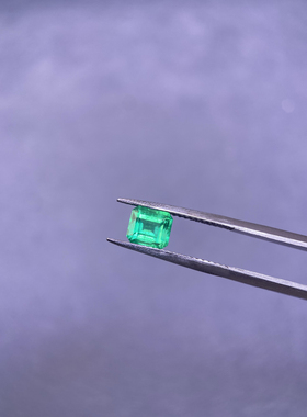 潘杰希尔祖母绿 1.105ct 裸石刻面 6.1*5.43*4.38mm w0305