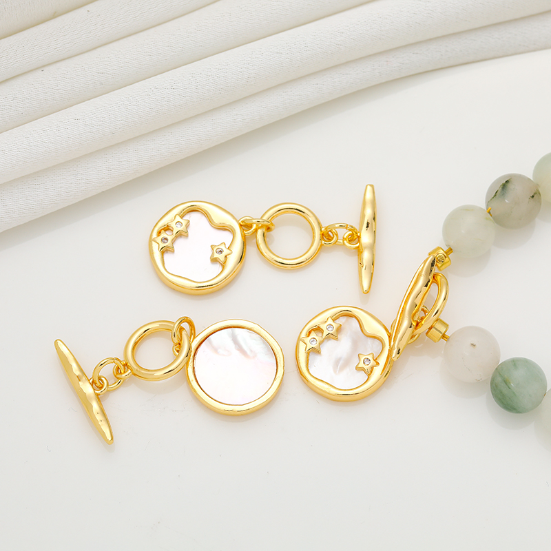 临兰手链项链链接扣镀真金保色