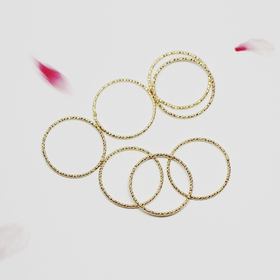 镀金螺纹闭口手工饰品配件