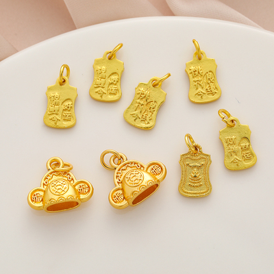 临兰包金镀金保色包金保色吊坠牌