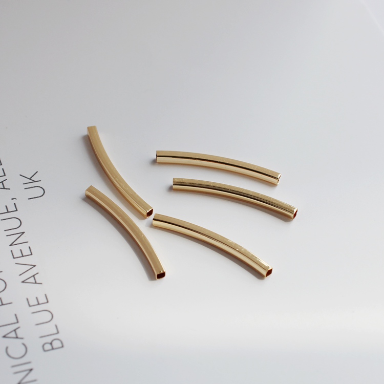 镀金空心饰品配件手工串珠