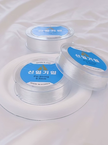 Импортный эластичный слюнявчик, прозрачная высококлассная леска из грецкого ореха ручной работы, в корейском стиле, «сделай сам»