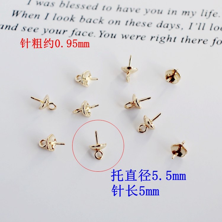 14K包金镀金保色半孔珍珠玉石吊坠扣头羊眼针自制diy手链项链材料,饰品/流行首饰/时尚饰品新,其他DIY饰品配件,淘宝优惠券,粉丝福利购,淘宝优惠卷