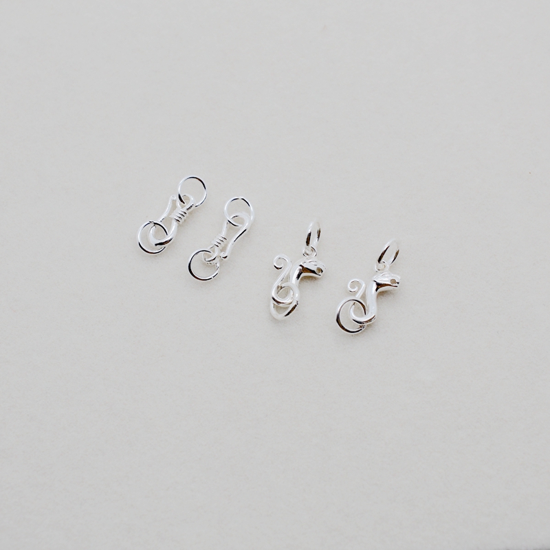 临兰银扣子问号扣龙扣链接扣