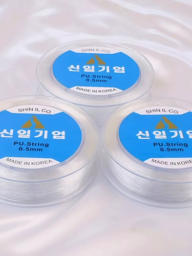 Импортный эластичный слюнявчик, прозрачная высококлассная леска из грецкого ореха ручной работы, в корейском стиле, «сделай сам»