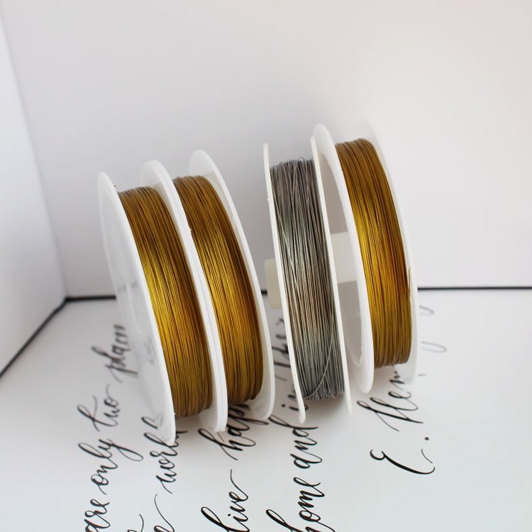 钢丝手工串珠线diy自制颈链