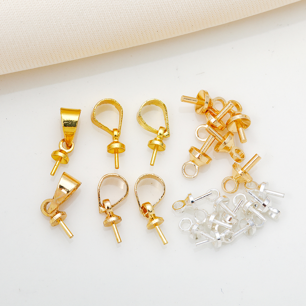 14K包金保色精品羊眼针吊坠扣头