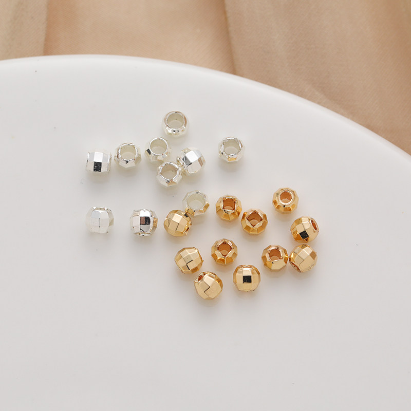 14K包金镀金镀银保色切面球形圆珠切角珠diy饰品配件手工串珠散珠,饰品/流行首饰/时尚饰品新,其他DIY饰品配件,淘宝优惠券,粉丝福利购,淘宝优惠卷