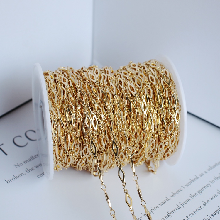 diy手工链条链子手链配件包金