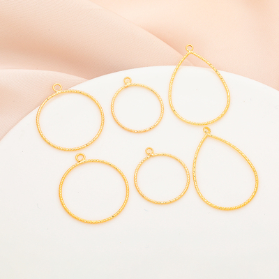 临兰铜包金镀金保色吊环闭口环