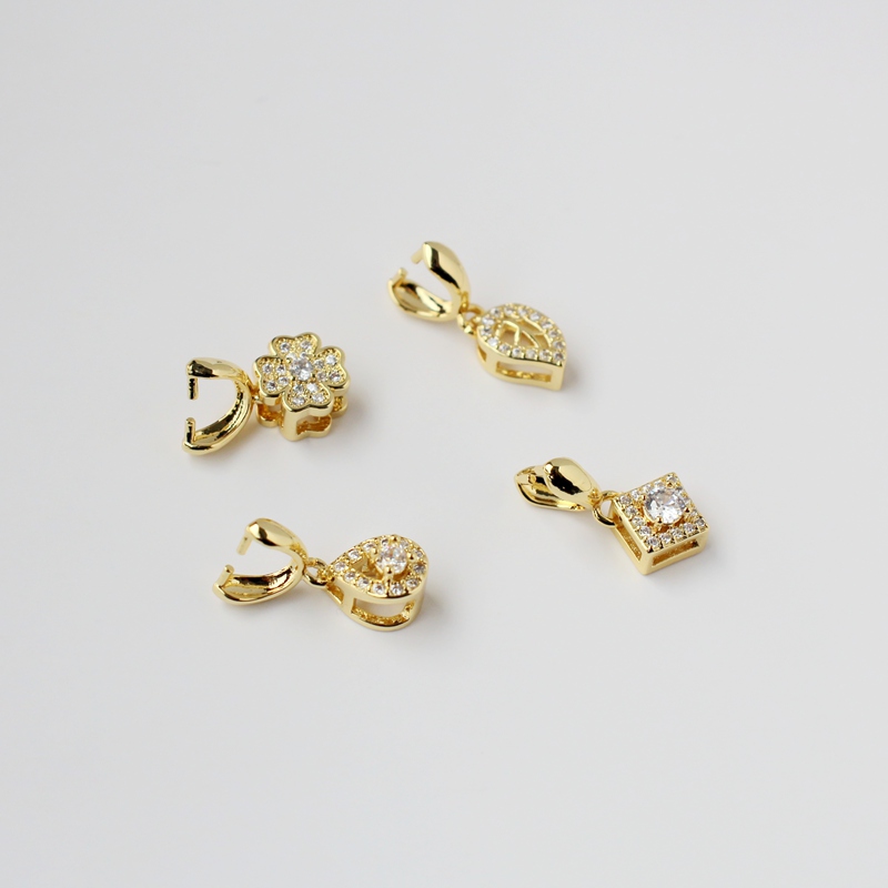 锆石挂扣夹扣爪扣瓜子吊坠扣头