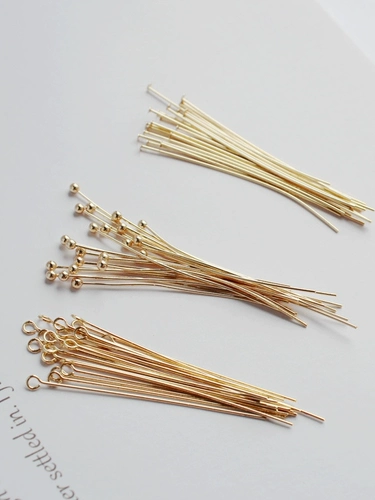 Игла для бисера, браслет из бисера ручной работы, браслет из бусин из грецкого ореха, аксессуары, 14 карат, золотой цвет