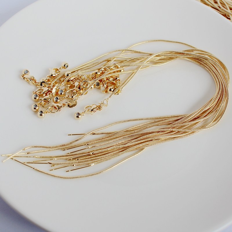 镀金硅胶手工串珠半成品材料