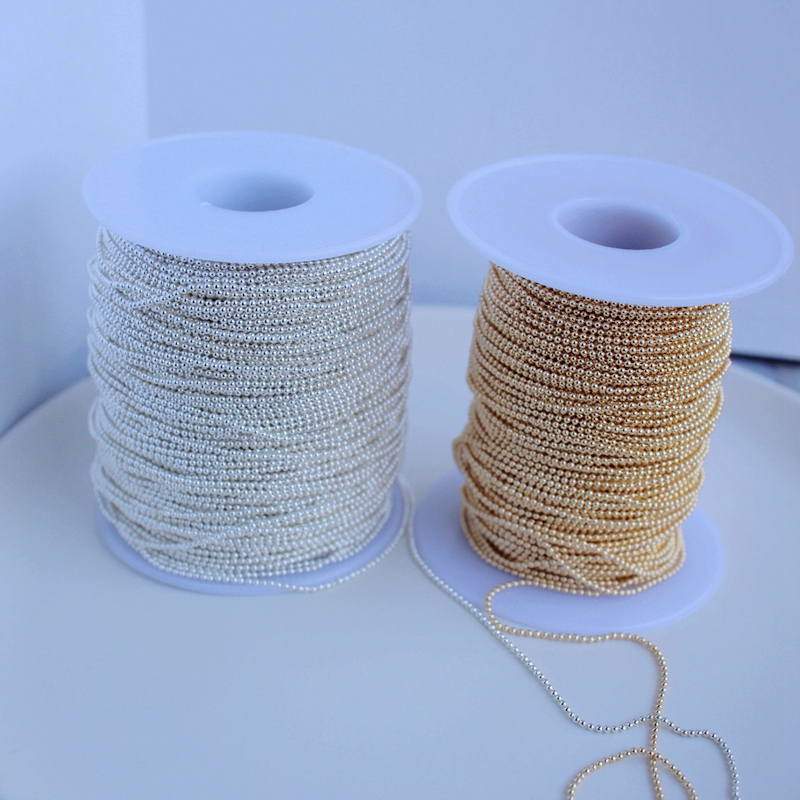 14k包金镀金包银金珠编绳配饰DIY