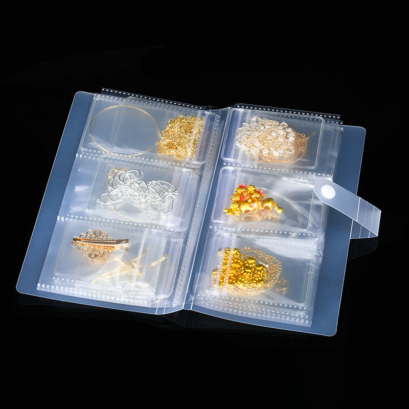 pvc透明首饰袋收纳夹旅行便携