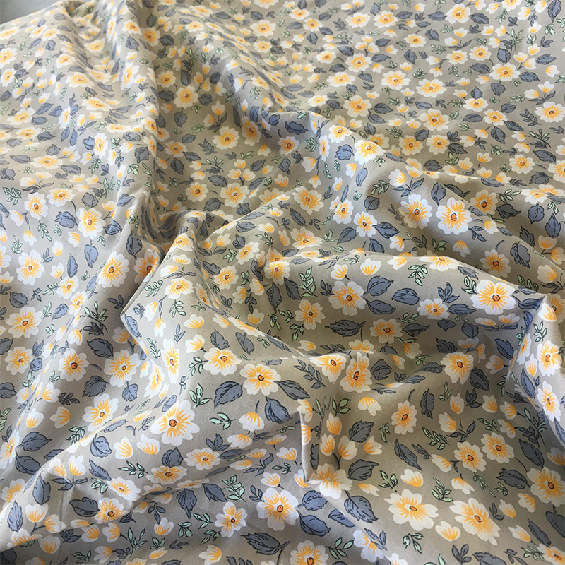 复古小碎花纯棉四件套田园小清新