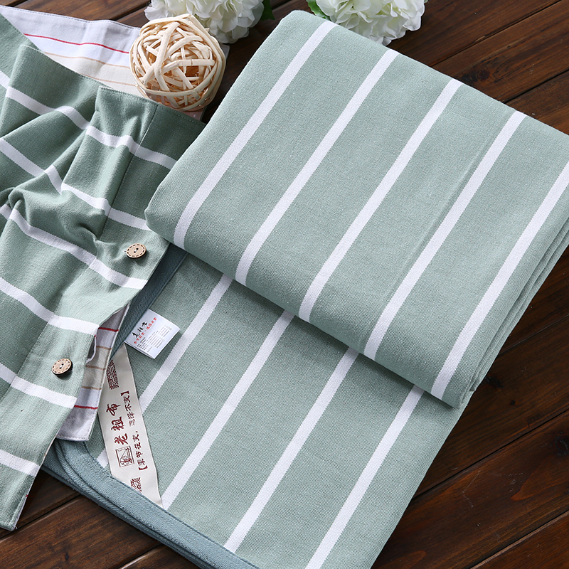 老粗布凉席纯棉加厚床单儿童