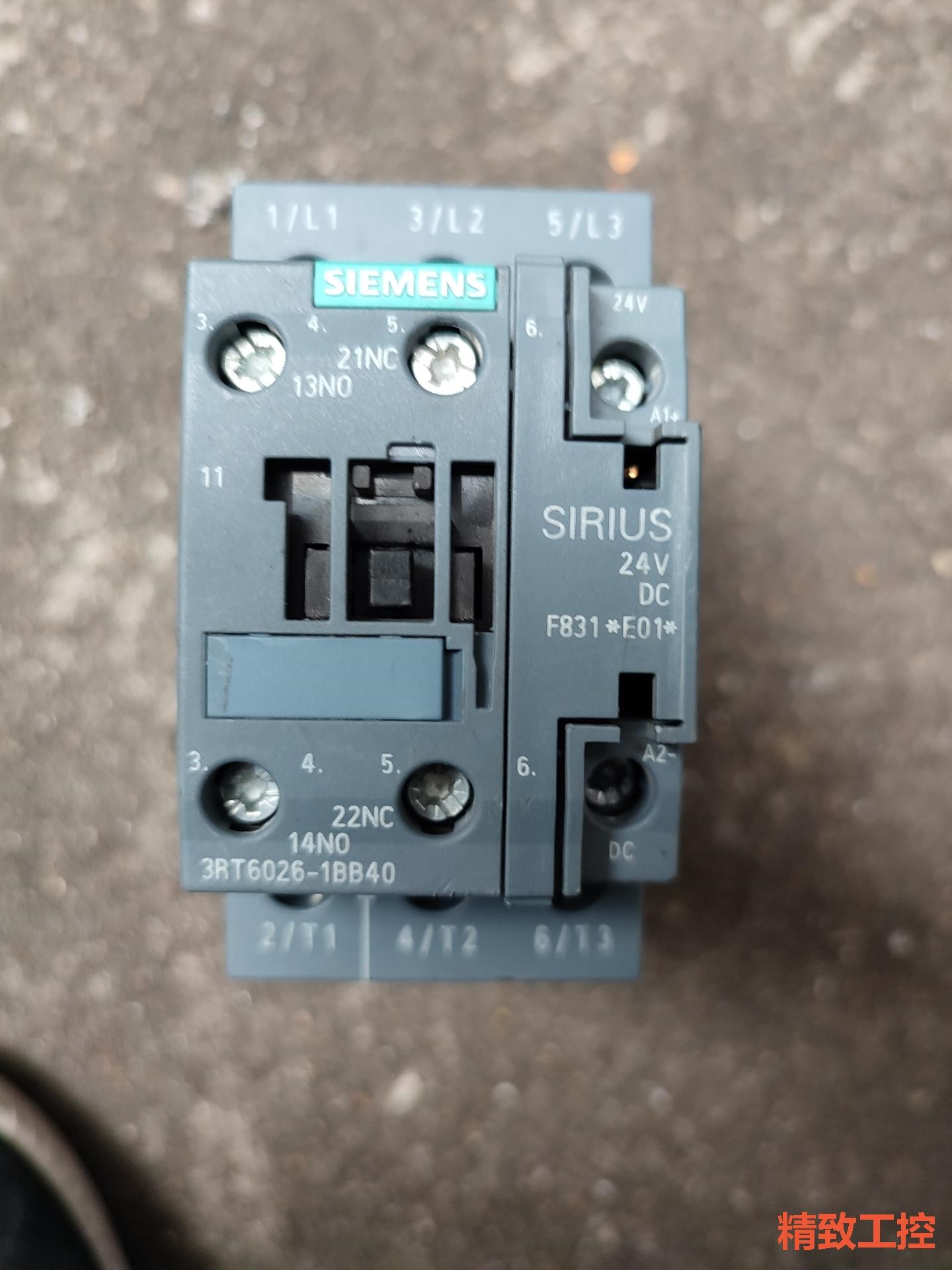 议价：正品现l西门子3RT6026-1BB40接触器DC 24V