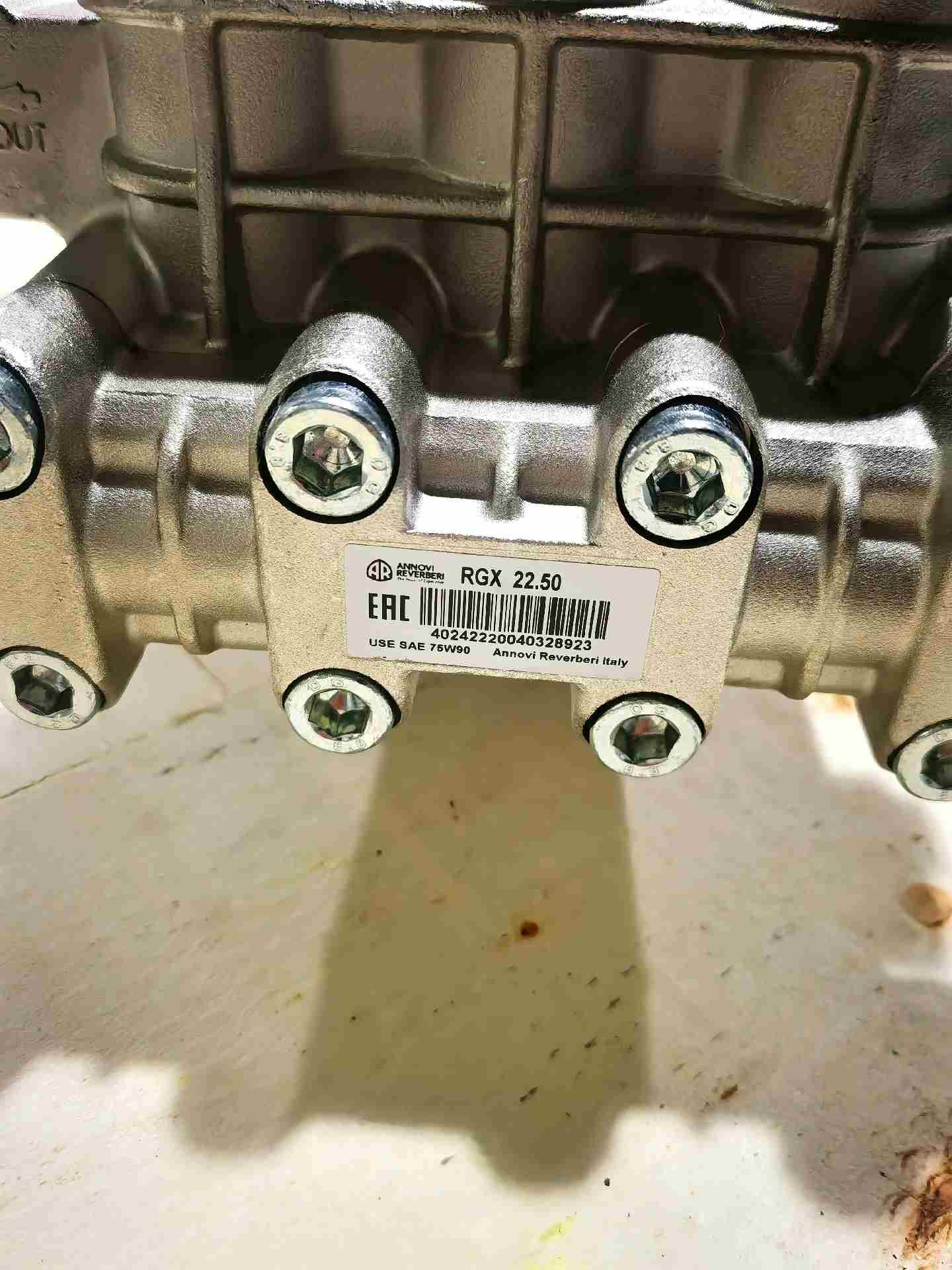 询价拍货 全2新 AR泵头，型号RGX2250，500公斤压力，2升流